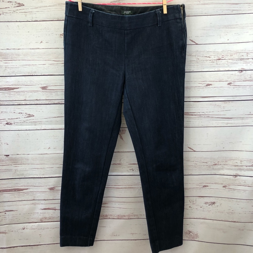 J. CREW City Fit cropped Denim Trousers Jeans -2